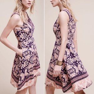 Anthropologie Maeve Cour Royal Corduroy Dress 4